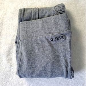 GUESS Grey High Waisted Rutched Leggings
